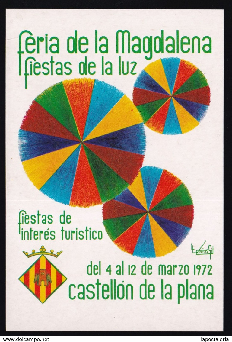 Castelló. *Castellón. Feria De La Magdalena 1972* Nueva. - Castellón