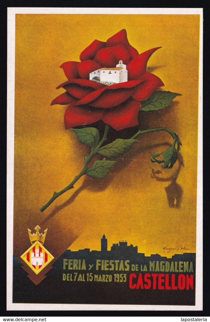 Castelló. *Castellón. Feria Y Fiestas De La Magdalena 1953* Nueva. - Castellón