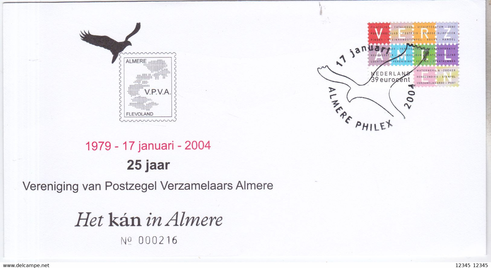 2004, Almere Philex - Storia Postale