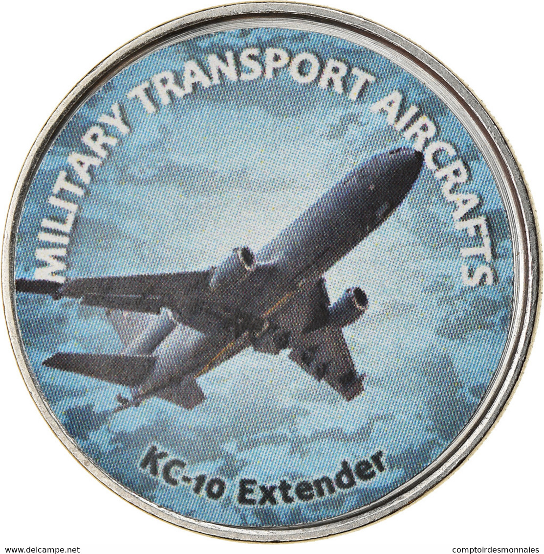 Monnaie, Zimbabwe, Shilling, 2020, Avions - KC-10 Extender, SPL, Nickel Plated - Zimbabwe