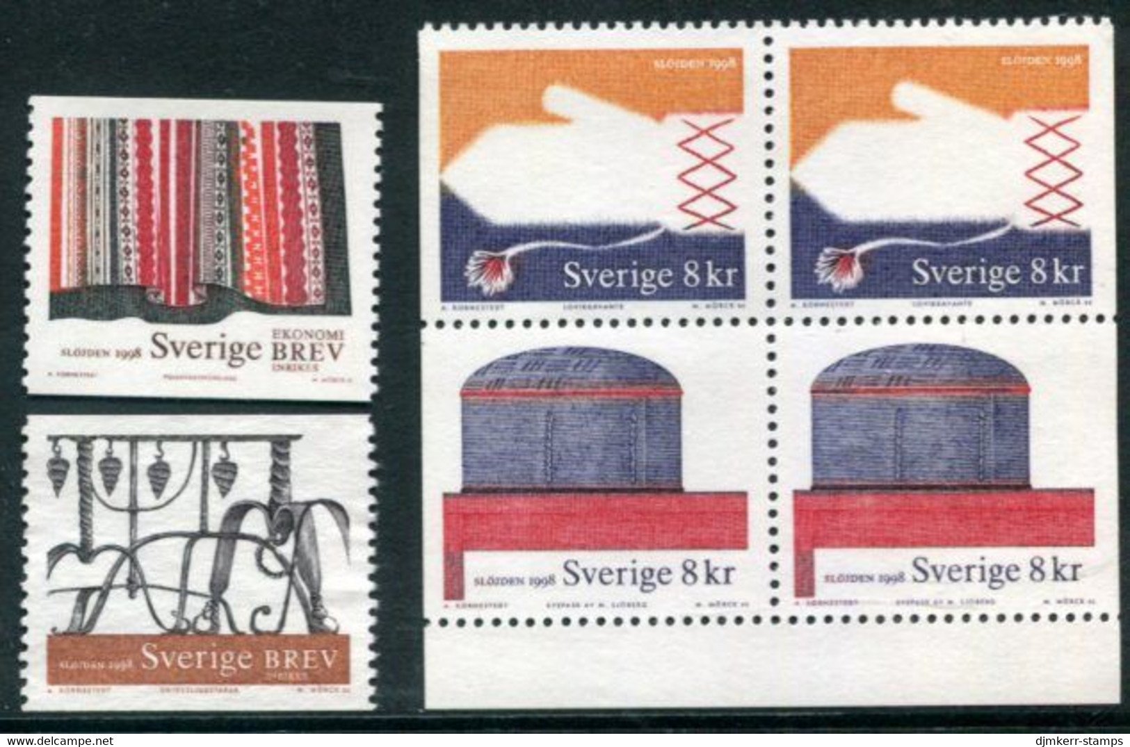 SWEDEN 1998 Handicrafts MNH / **.   Michel 2039-42 - Nuovi