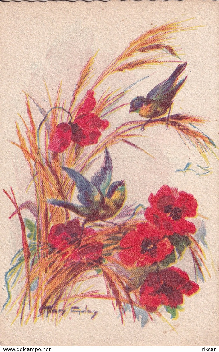 ILLUSTRATEUR(MARY GALAY) FLEUR(OISEAU) - Otros & Sin Clasificación