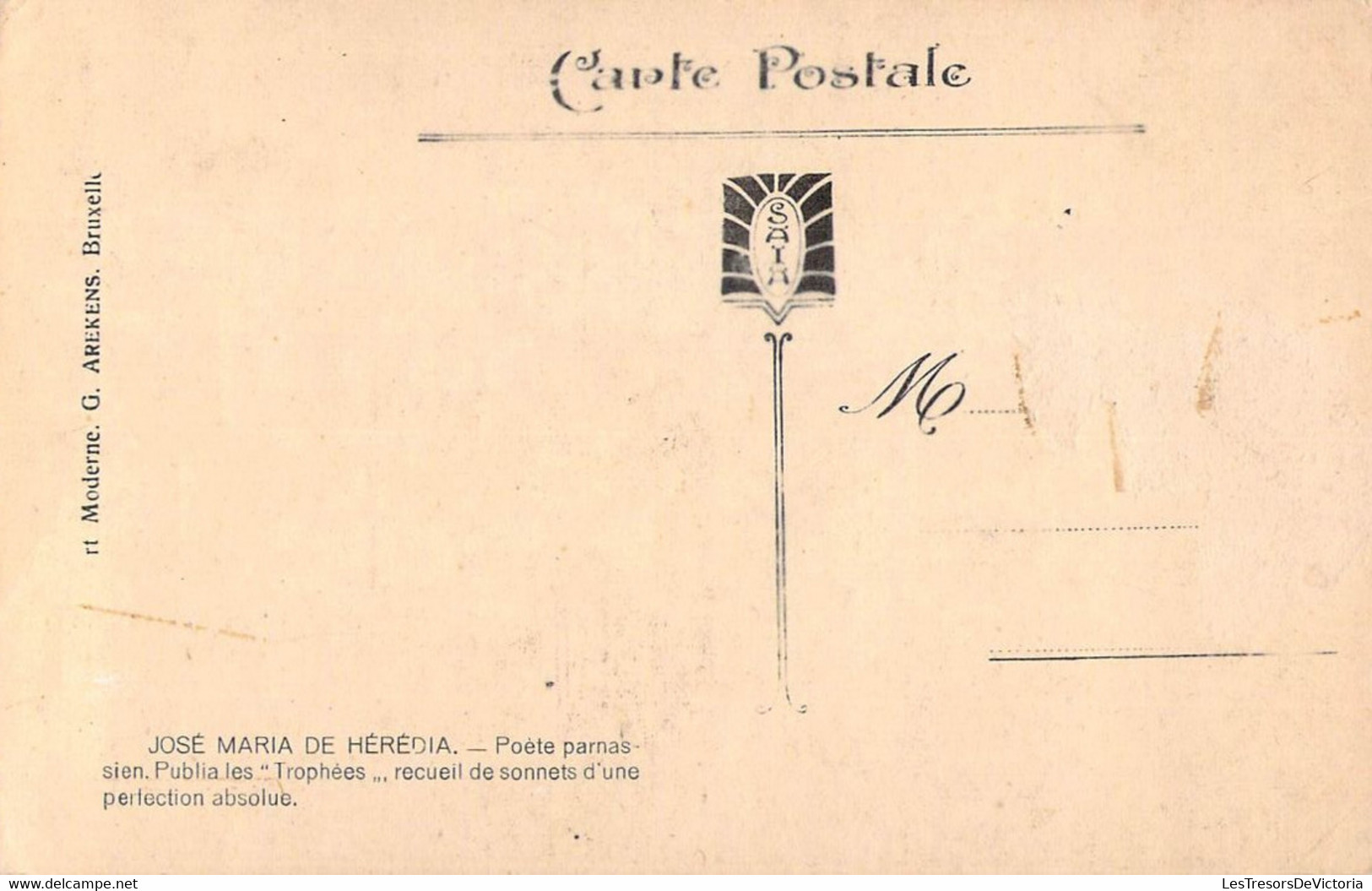 CPA  José Maria De Hérédia - Poète Parnassien - Scrittori