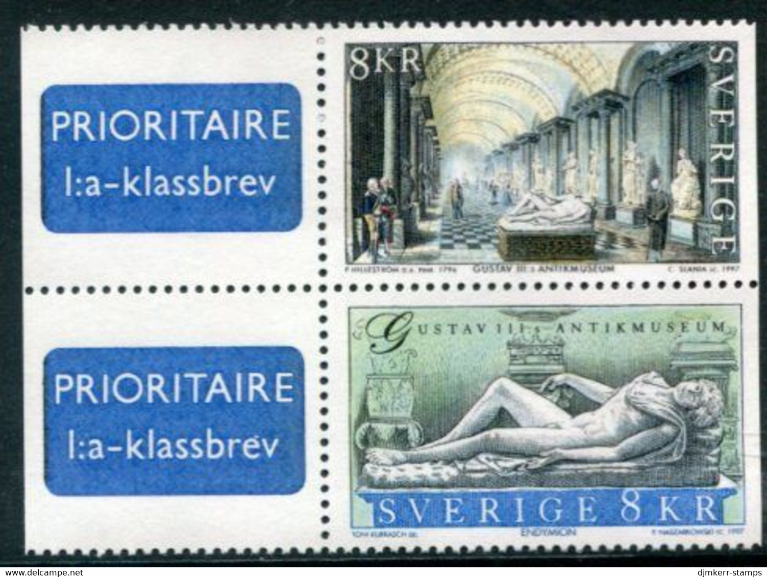 SWEDEN 1997 Gustav III Museum MNH / **   Michel 2017-18 - Nuevos