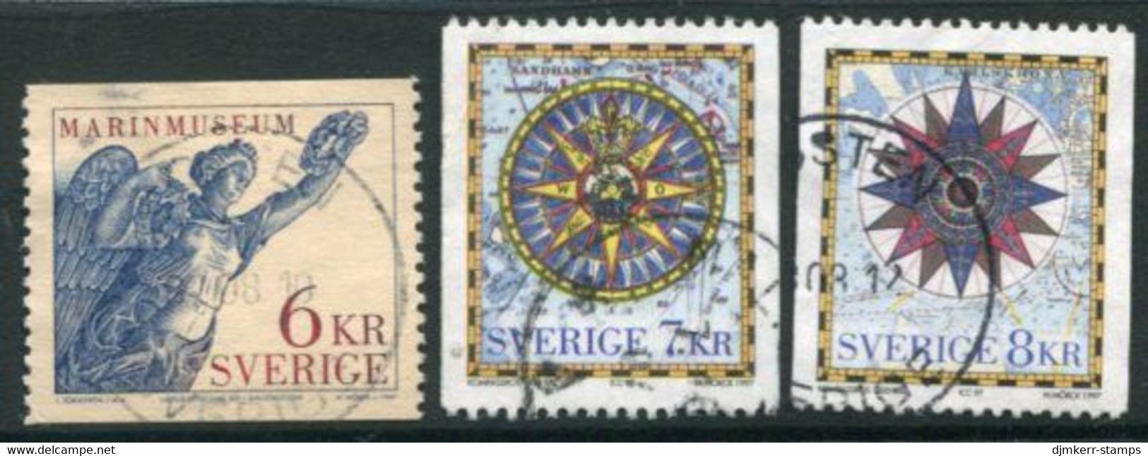 SWEDEN 1997 Cartography Conference Used   Michel 2006-08 - Used Stamps