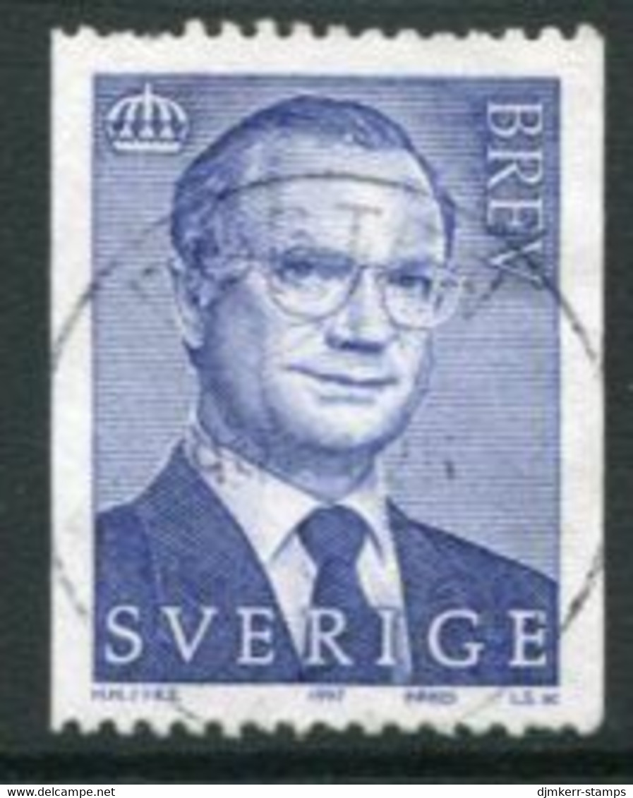 SWEDEN 1997 Definitive: King Carl XVI Gustav Used   Michel 1994 - Oblitérés