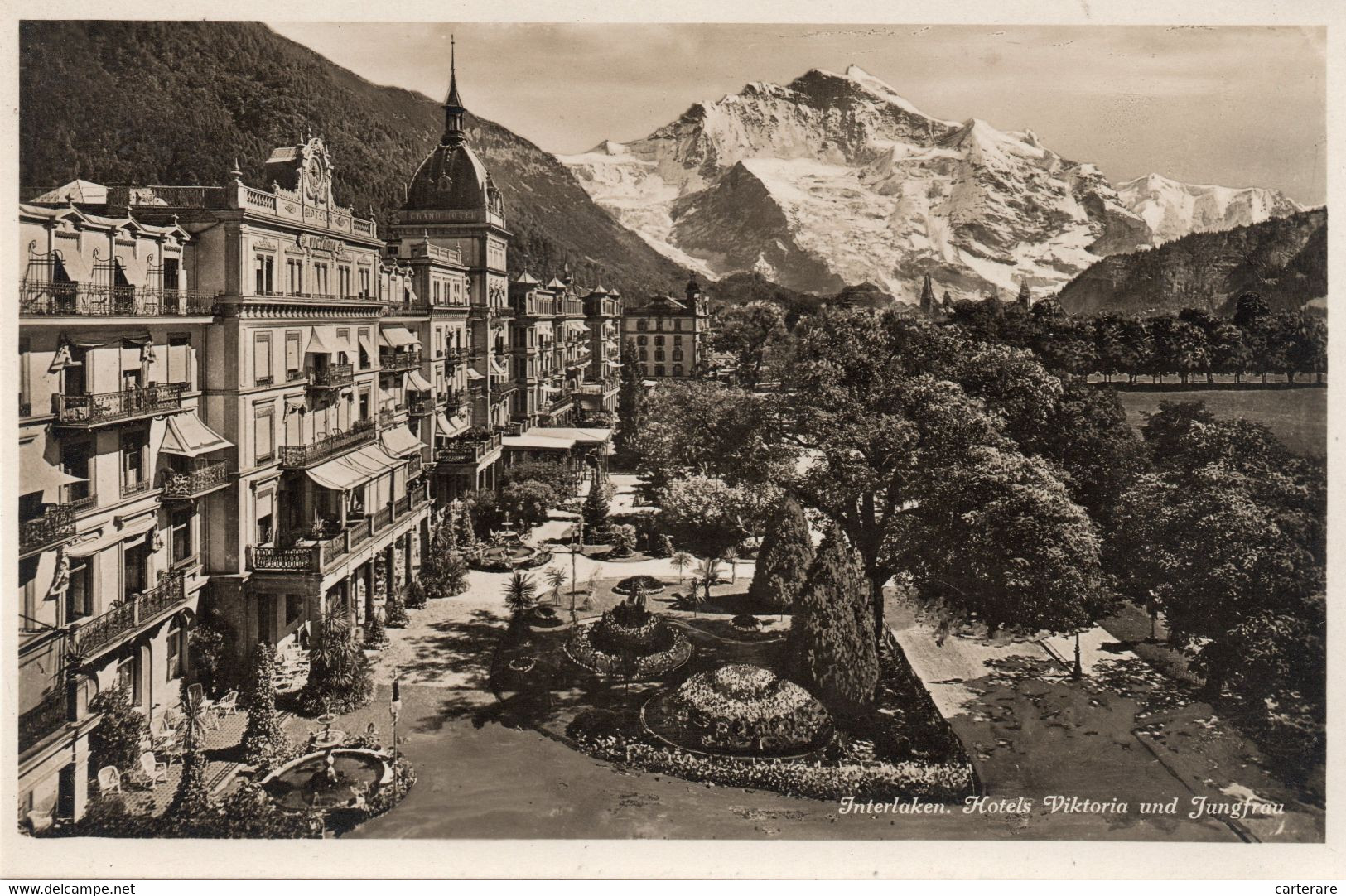 SUISSE,SCHWEIZ,SVIZZERA,SWITZERLAND,HELVETIA,SWISS,BERNE,INTERLAKEN,IL Y A 100 ANS,GRAND HOTELRARE - Bern