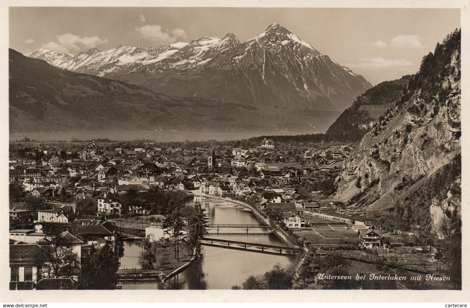 SUISSE,SCHWEIZ,SVIZZERA,SWITZERLAND,HELVETIA,SWISS,BERNE,INTERLAKEN,IL YA 100,RARE - Berne