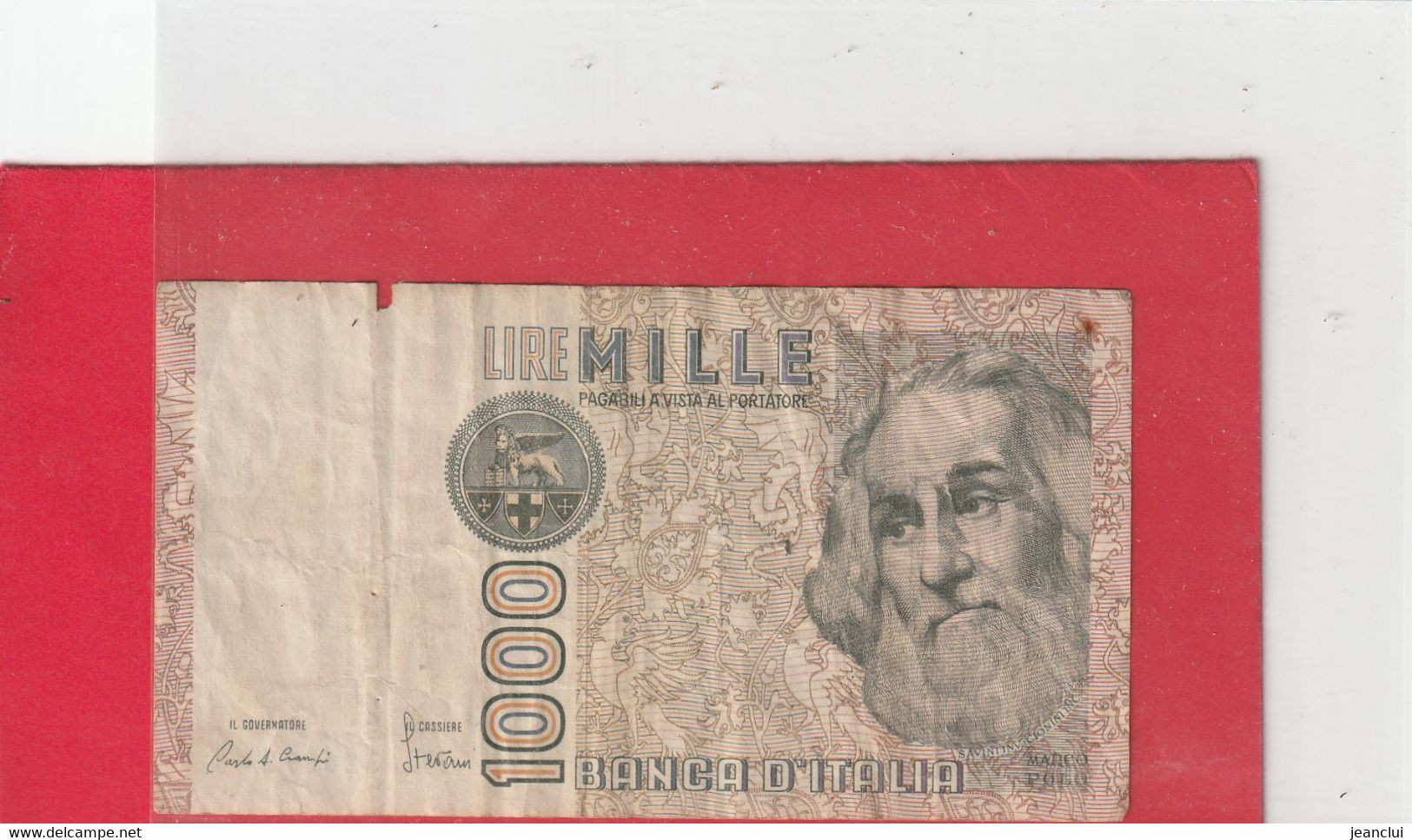 BANCA D'ITALIA . 1.000 LIRE . 1982 . MARCO POLO . N° ED 326672 A . 2 SCANES - 1000 Lire