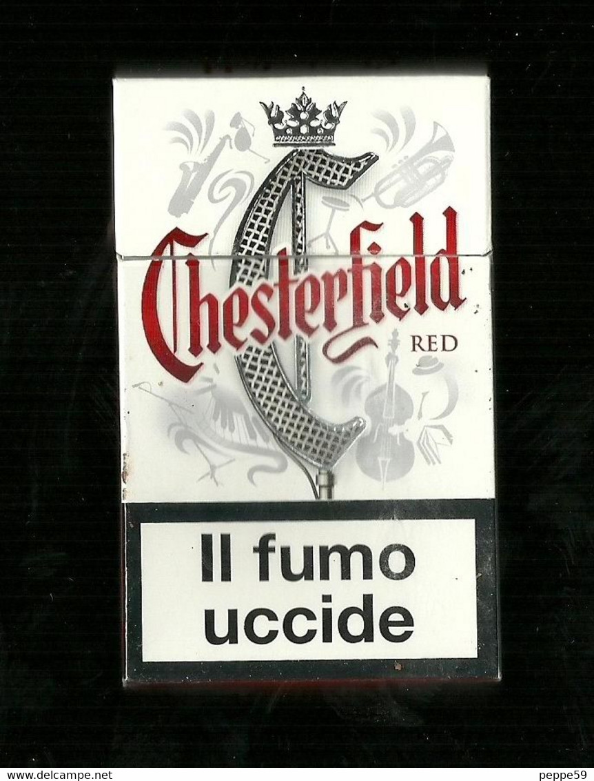 Tabacco Pacchetto Di Sigarette Italia - Chesterfield Red 3 Da 20 Pezzi T.2 - Vuoto - Etuis à Cigarettes Vides