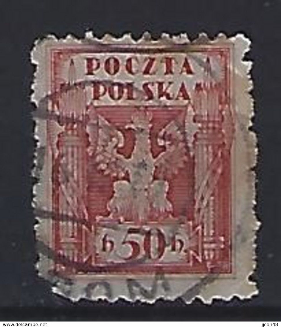 Poland 1919  Provisional Government  50h (o)  Mi.83 - Used Stamps