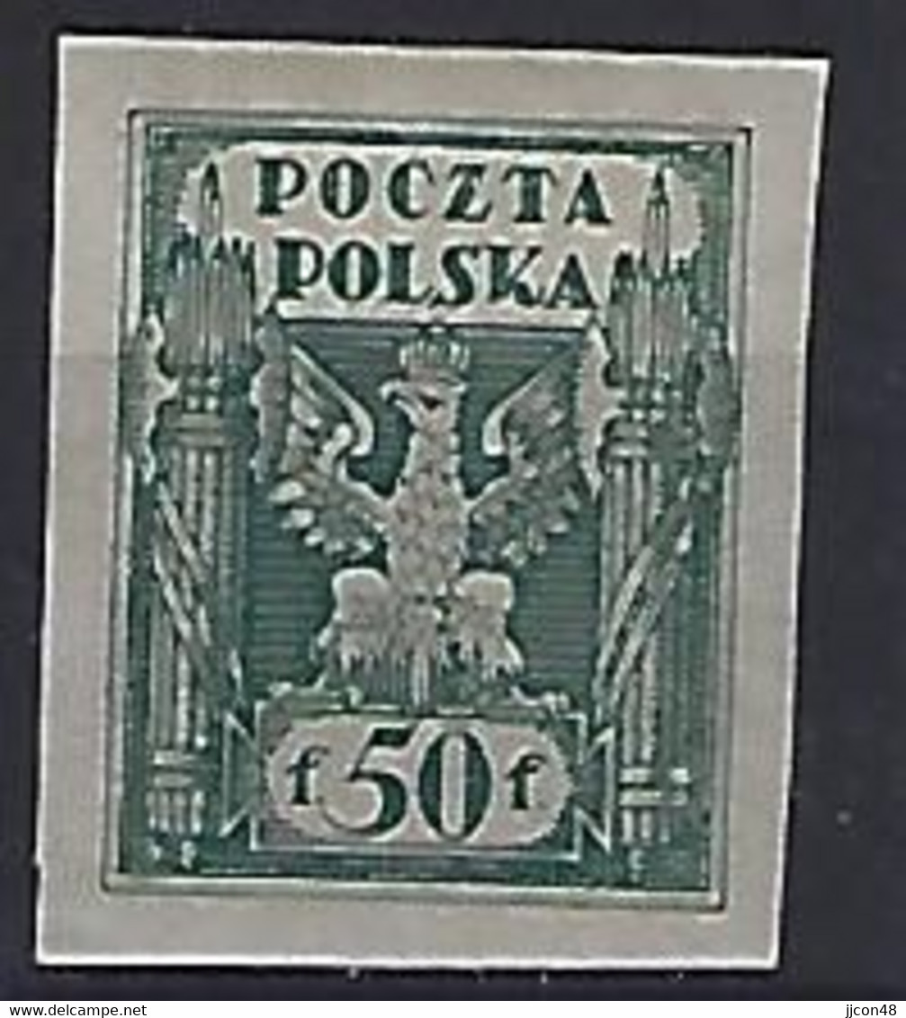 Poland 1919  Provisional Government  50f (*) MM  Mi.95 - Ungebraucht