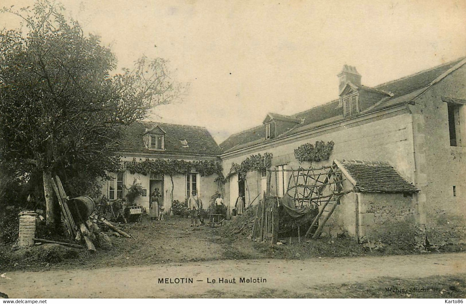 Melotin , Reugny * Le Haut Melotin * Village Hameau Lieu Dit - Reugny