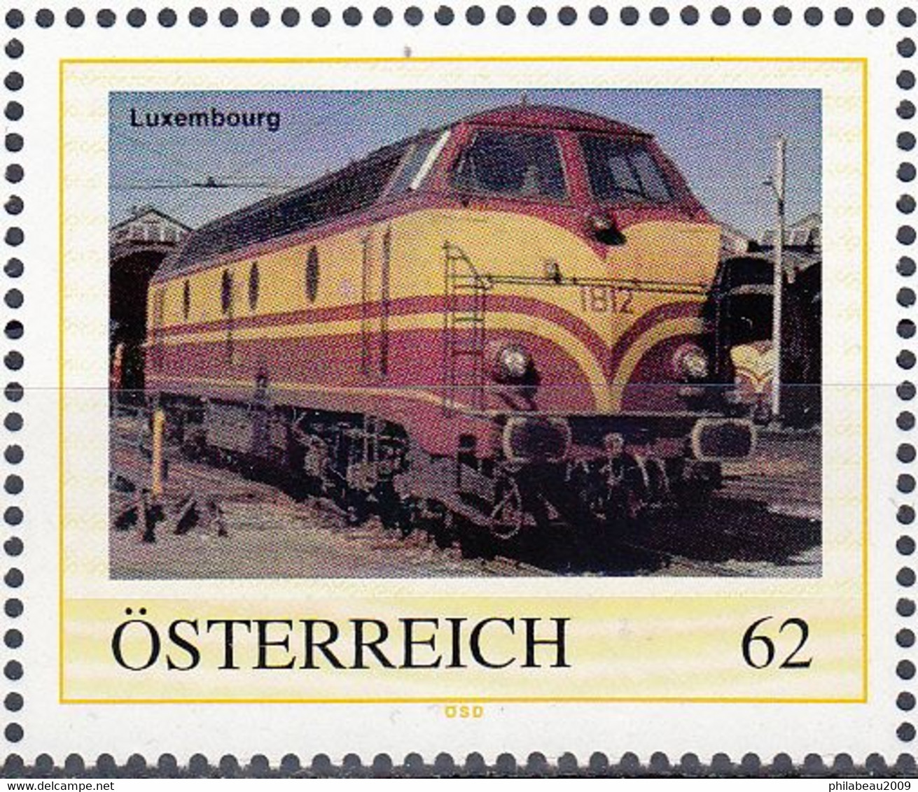 PM 8031855 Lok In Luxemburg - Eisenbahn  - Aus 100-er Auflage - Personnalized Stamps