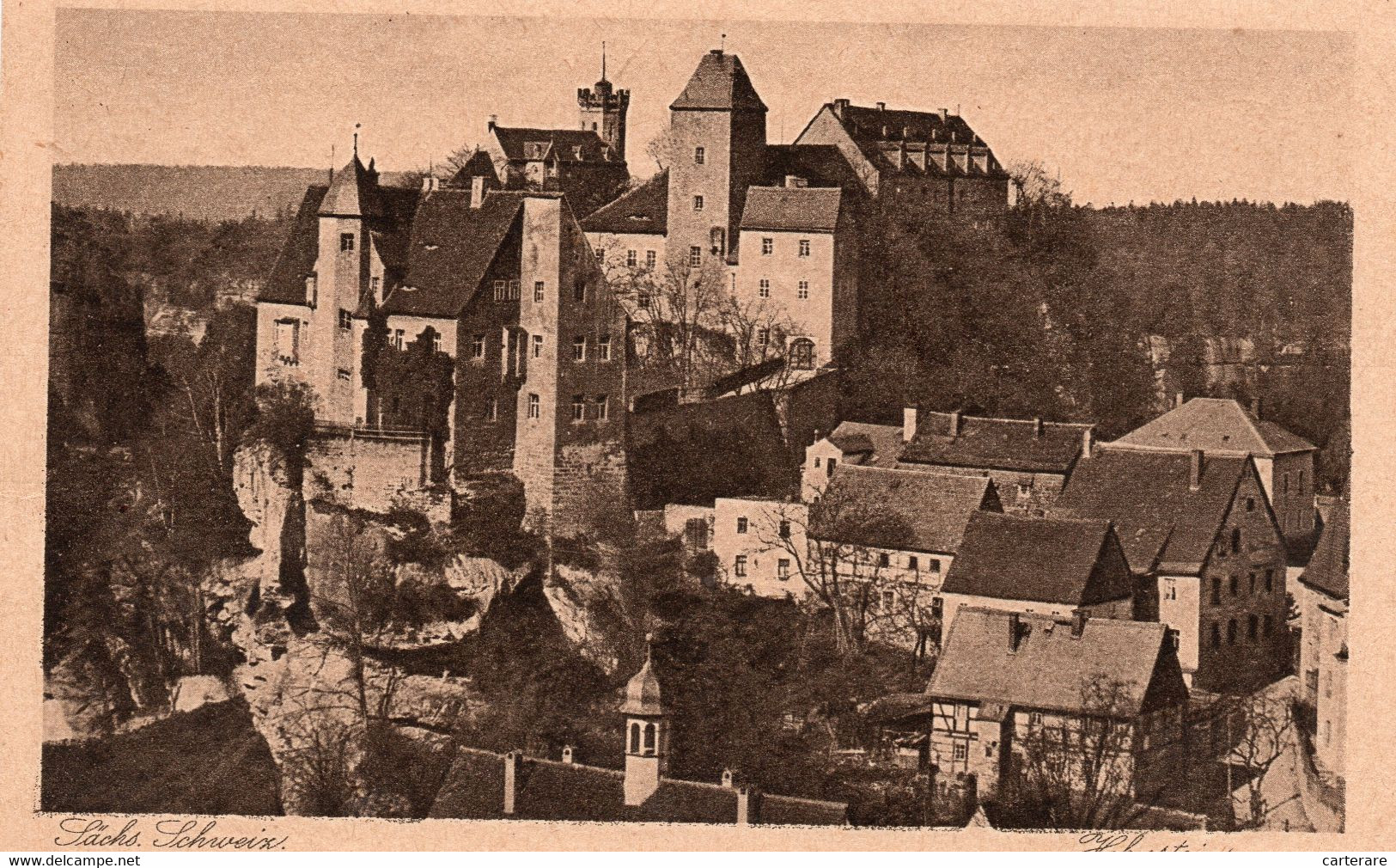 DEUTSCHLAND,germany,allemagne,saxe,SACHSISCHE SCHWEIZ,SUISSE SAXONE,1900,RARE - Königstein (Sächs. Schw.)