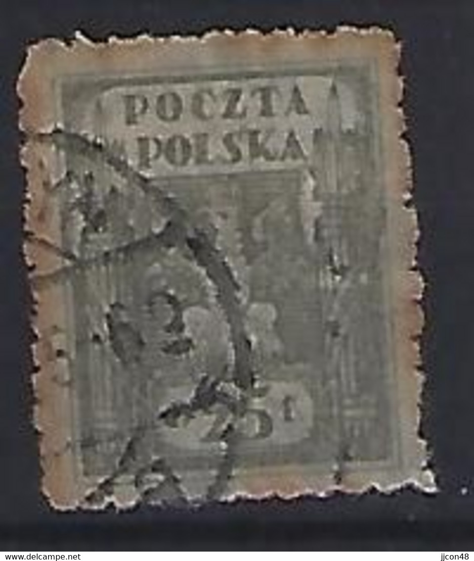 Poland 1919-20  Provisional Government  25f (o) Mi.106 - Used Stamps