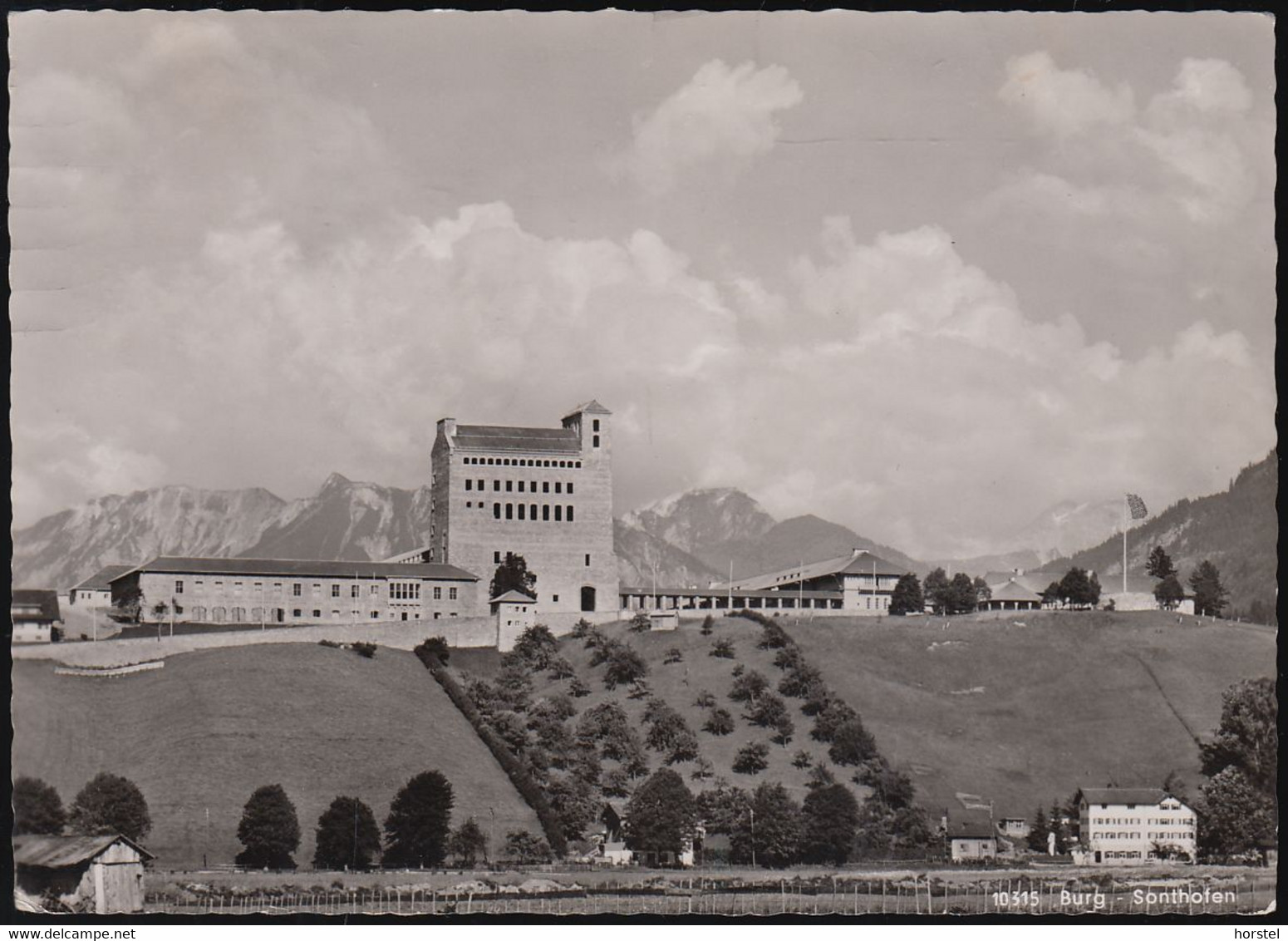D-87527 Sonthofen - Burg - Generaloberst Beck-Kaserne (50er Jahre Stamp) - Sonthofen