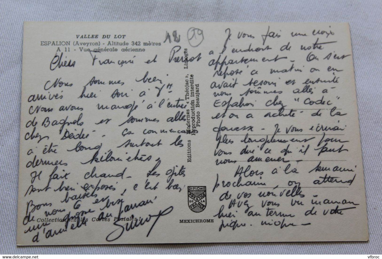 Cpm, Espalion, Vue Générale Aérienne, Aveyron 12 - Espalion