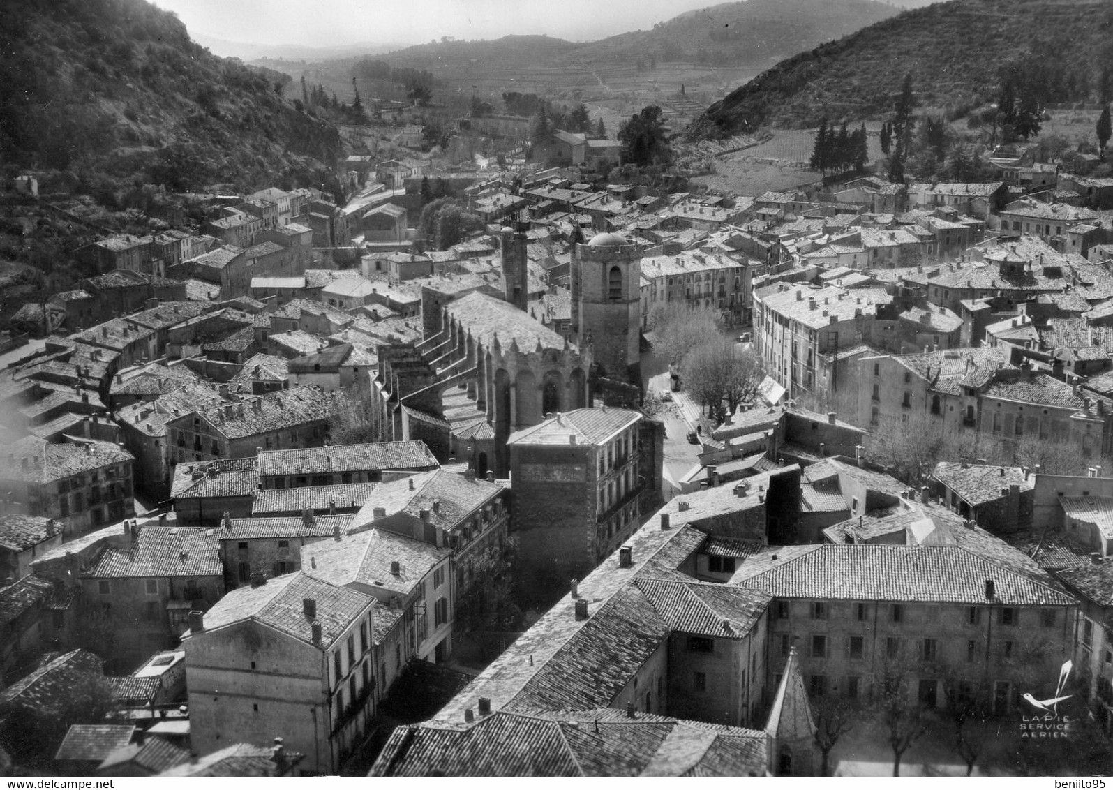 CPSM De CLERMONT - L'HERAULT - Vue Générale. - Clermont L'Hérault