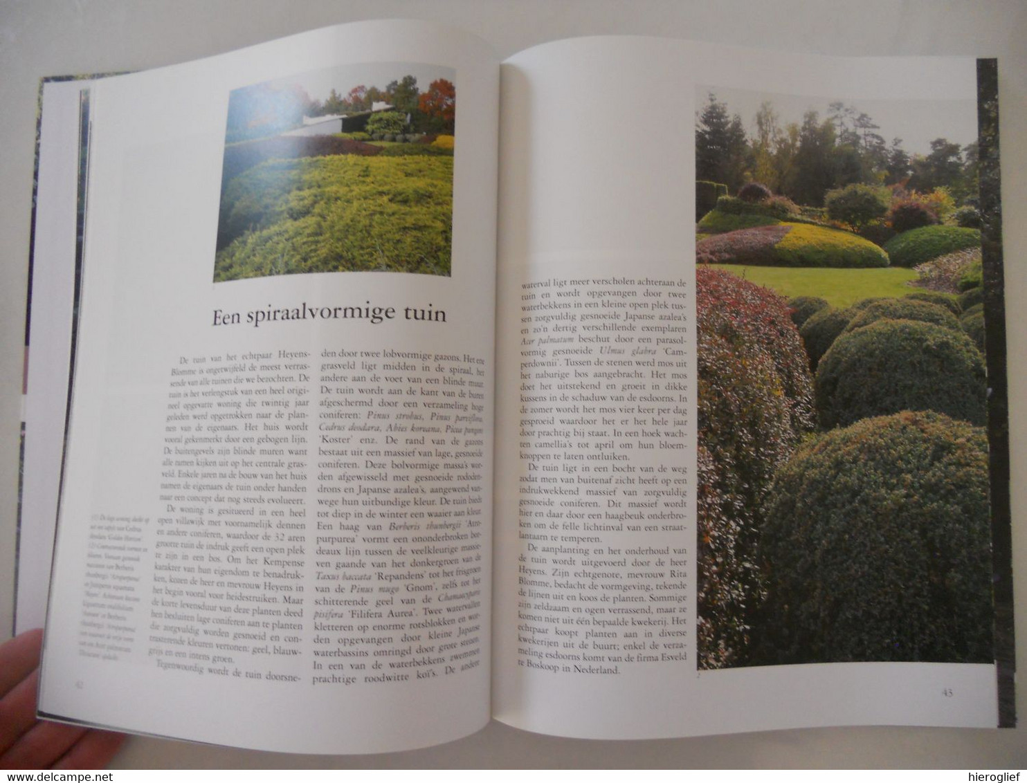 DE MOOISTE TUINEN Van BELGIË Fotografie Piet Bekaert Park Bos Landschap Botanisch Bloemen Seizoenen Snoeivormen - Sachbücher