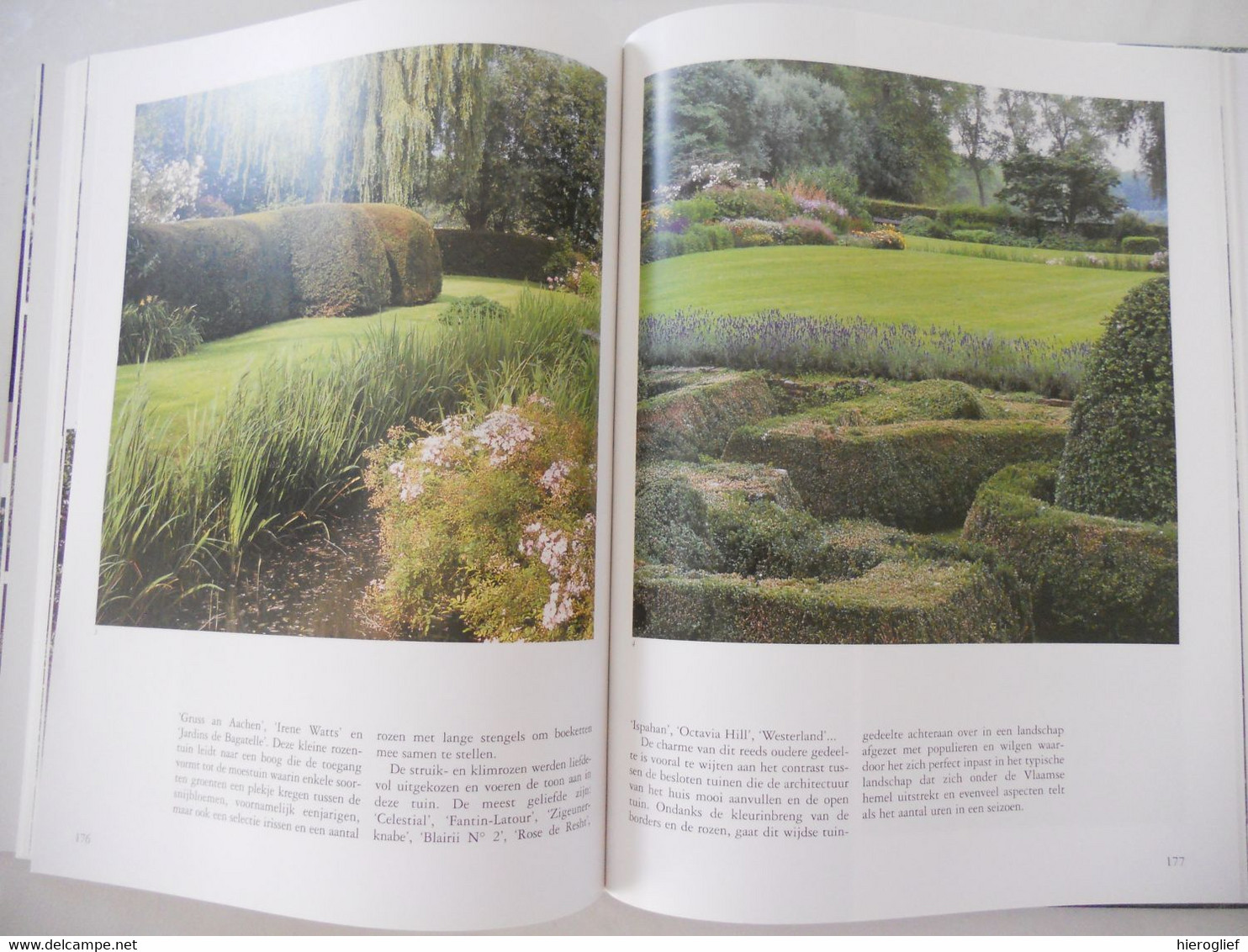 DE MOOISTE TUINEN van BELGIË fotografie Piet Bekaert park bos landschap botanisch bloemen seizoenen snoeivormen