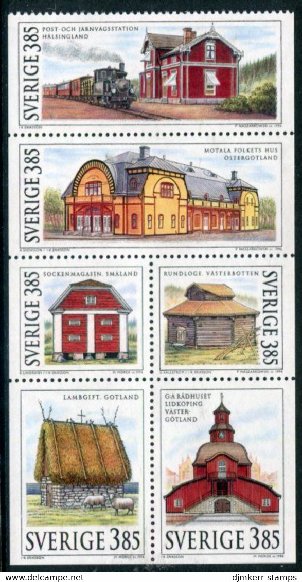 SWEDEN 1996 Swedish Architecture MNH / **  Michel 1937-42 - Nuovi