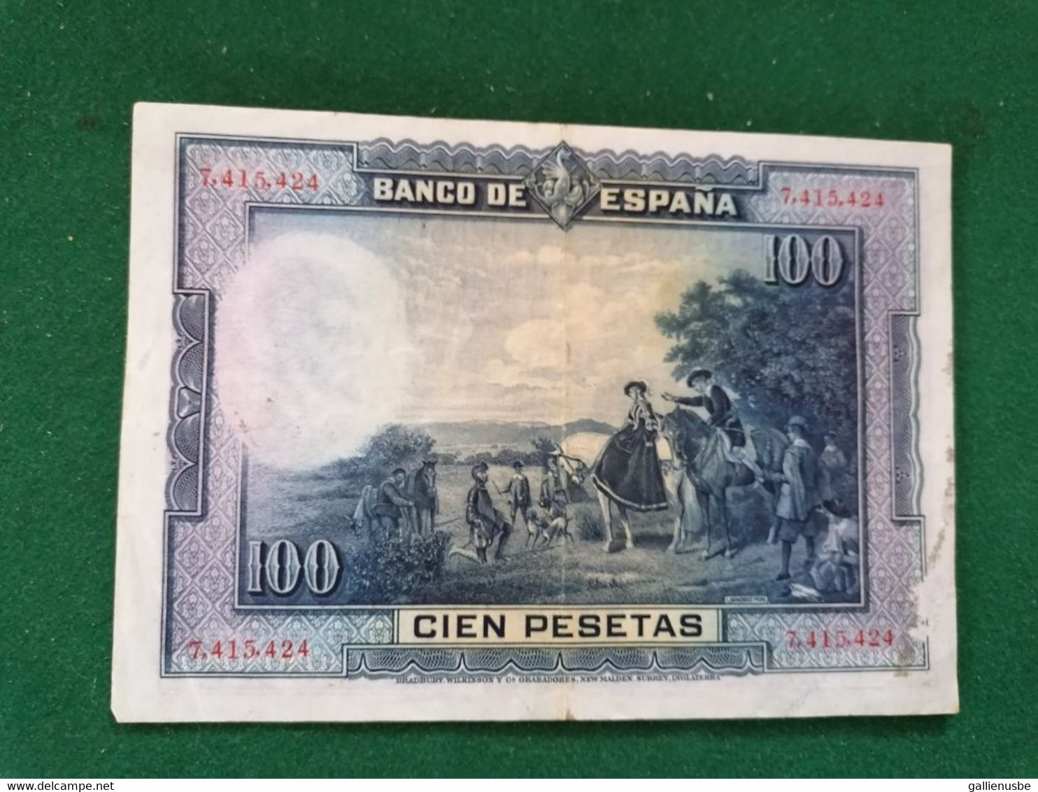 Espagne -  100 Pesetas  - Cien Pesetas - 15.08.1928  -  TTB - 100 Pesetas