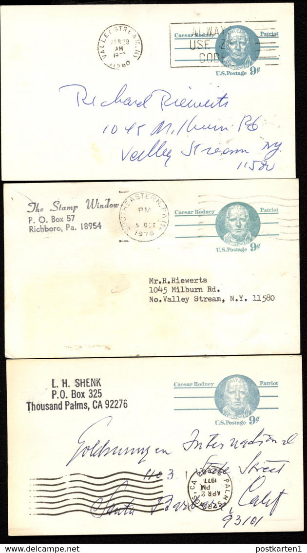 UX70 UPSS S87 Postal Cards Used 1976-77 - 1961-80