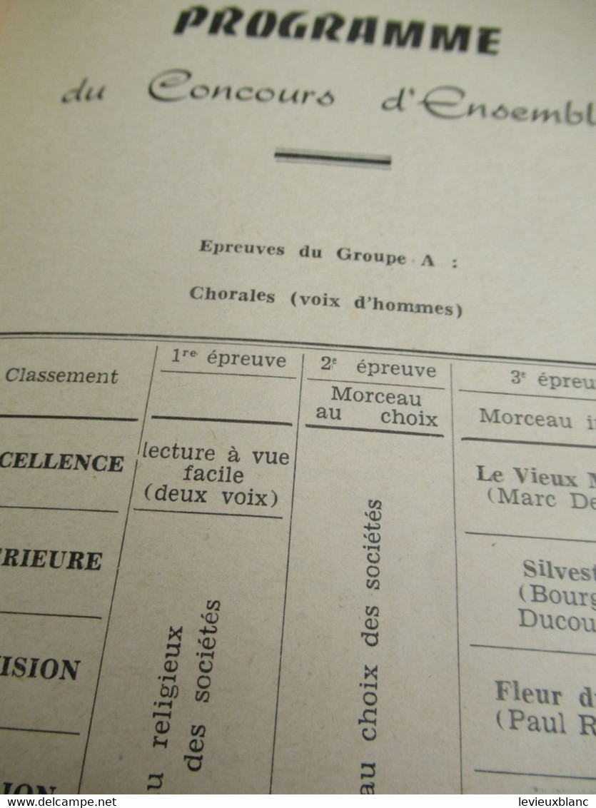 Fédération Sportive De France/Concours Régionaux & Grands Prix Fédéraux/1961     PROG317 - Programma's