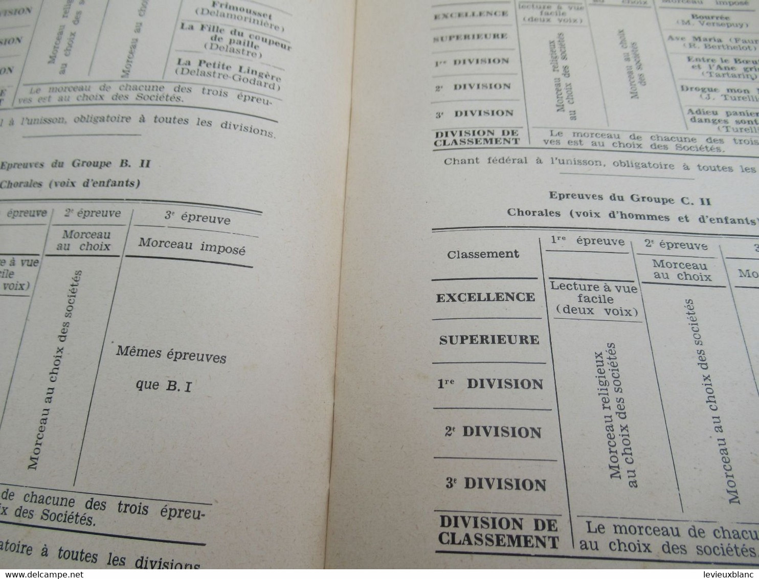 Fédération Sportive de France/Concours Régionaux & Grands Prix Fédéraux/1961     PROG317