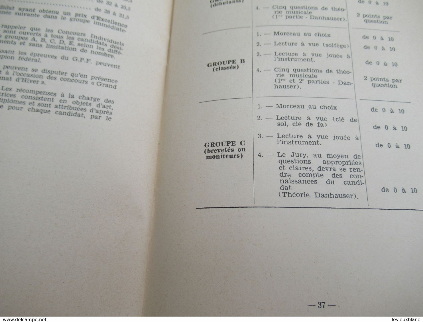 Fédération Sportive de France/Concours Régionaux & Grands Prix Fédéraux/1961     PROG317