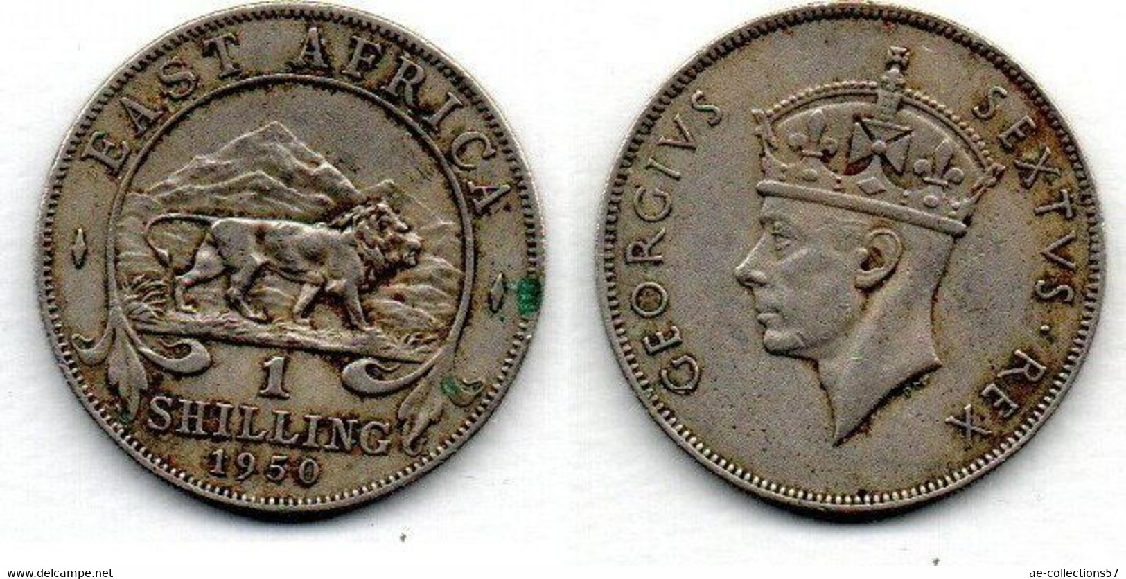 East Africa 1 Shilling 1950 TB+ - Colonie