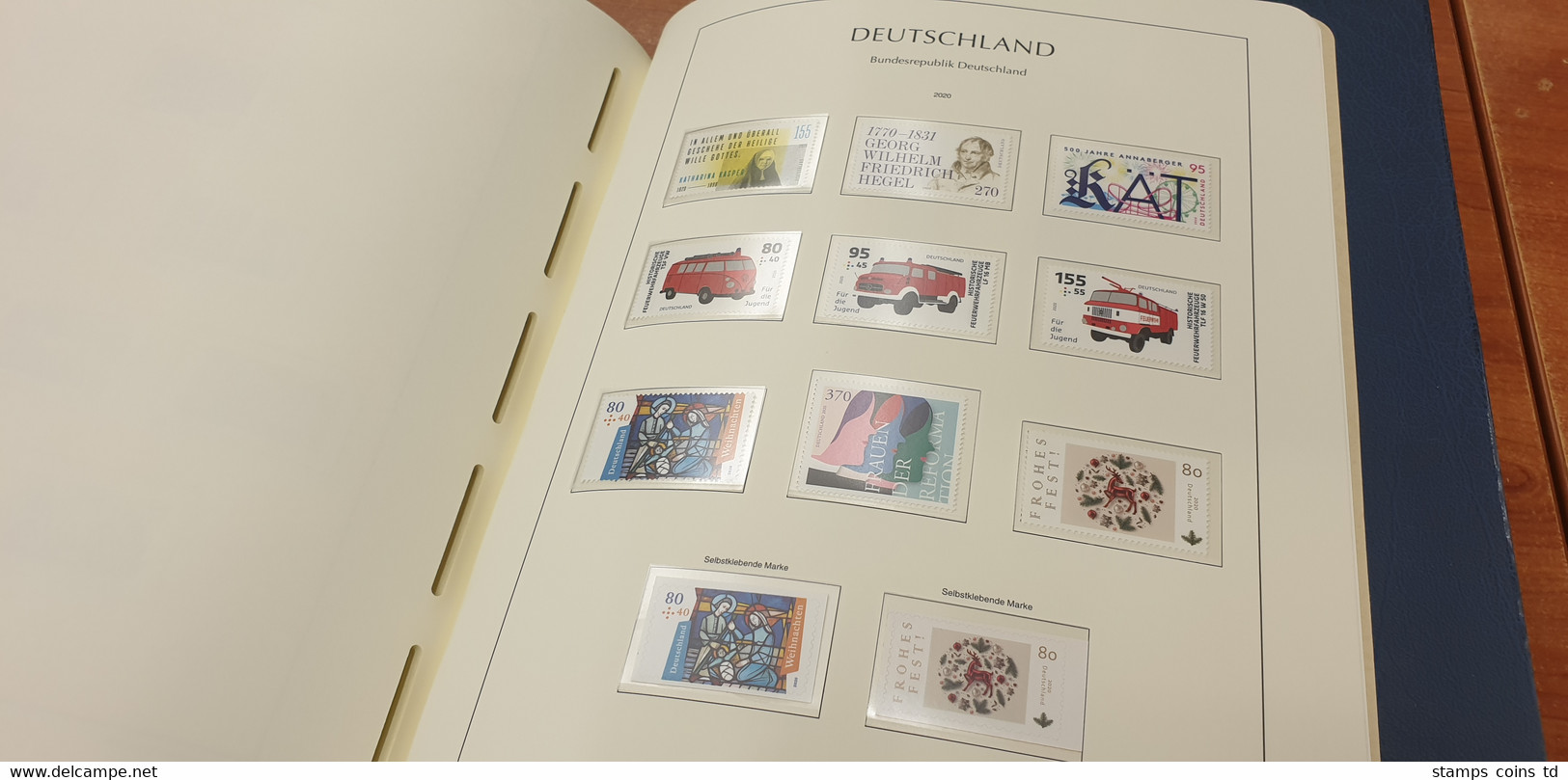 Sammlung Deutschland 2008-2020 komplett postfrisch inkl. ATM im Leuchtturm-Album