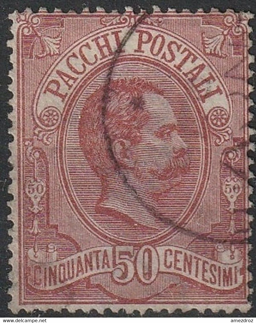 Italie Colis Postaux 1884-1886 N° 3 Roi Humbert I (1878-1900) (H10) - Paketmarken