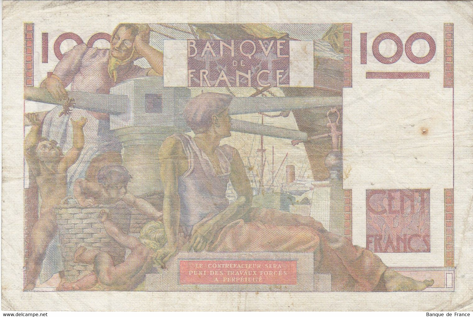 Billet 100 F Jeune Paysan Du 1-10-1953 FAY 28.39 Alph. W.561 - 100 F 1945-1954 ''Jeune Paysan''