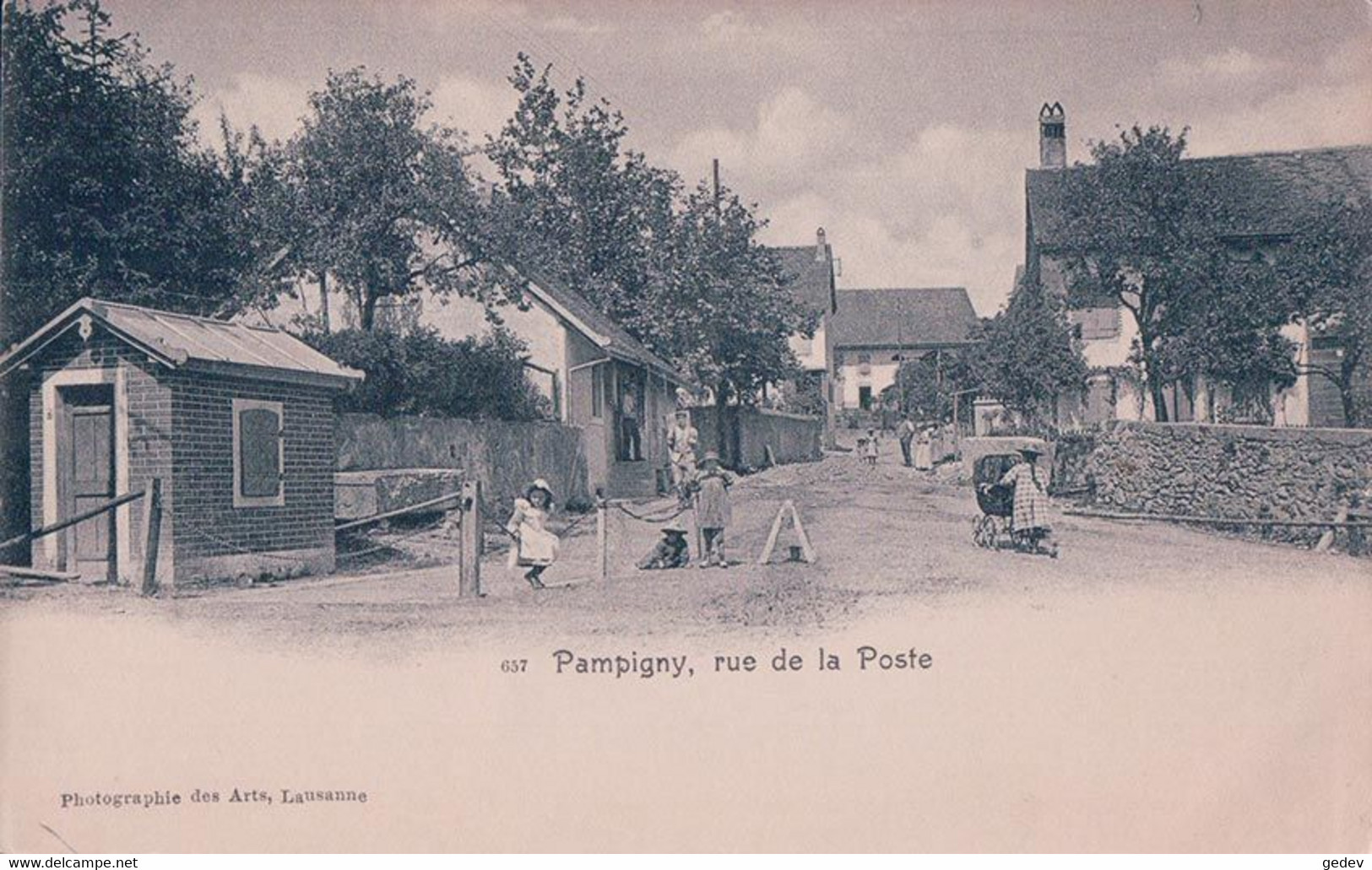 Pampigny VD, Rue De La Poste Et Poids Public (657) - Pampigny