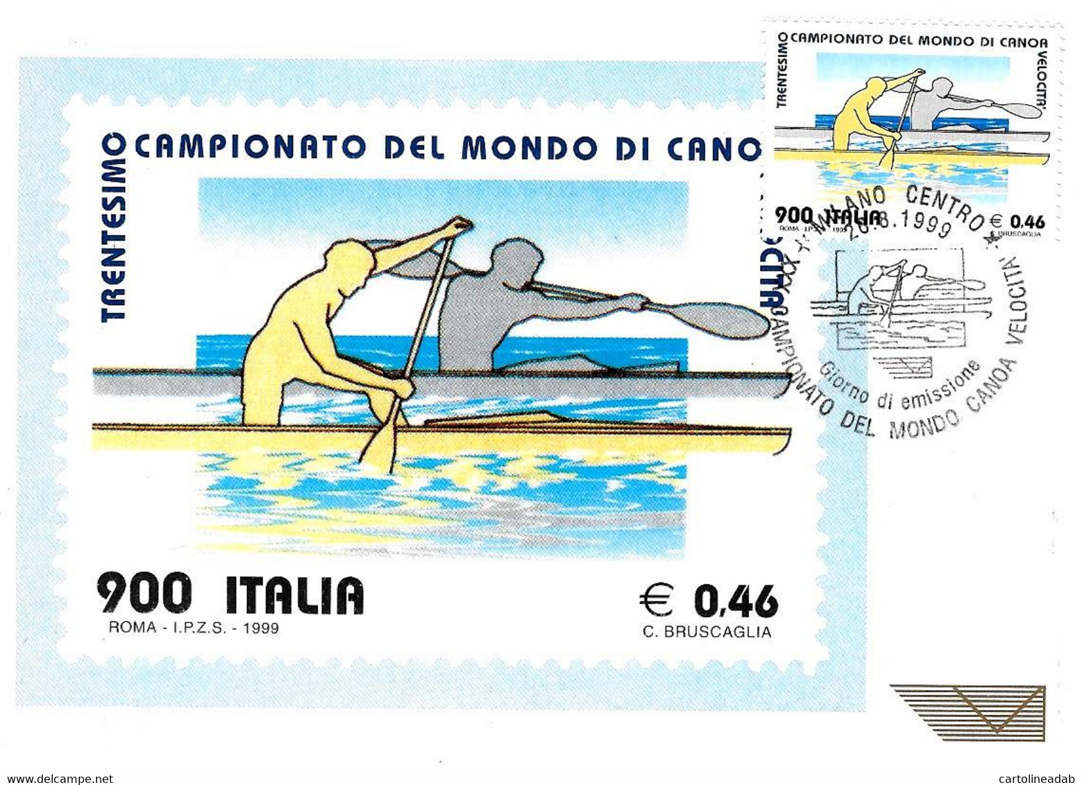 [MD6486] CPM - 30° CAMPIONATO DEL MONDO DI CANOTTAGGIO - CON ANNULLO - PERFETTA - Non Viaggiata - Rowing