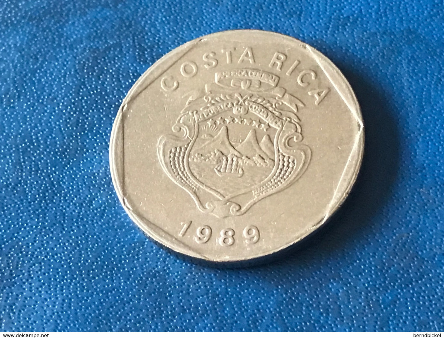 Münze Münzen Umlaufmünze Costa Rica 5 Colones 1989 - Costa Rica
