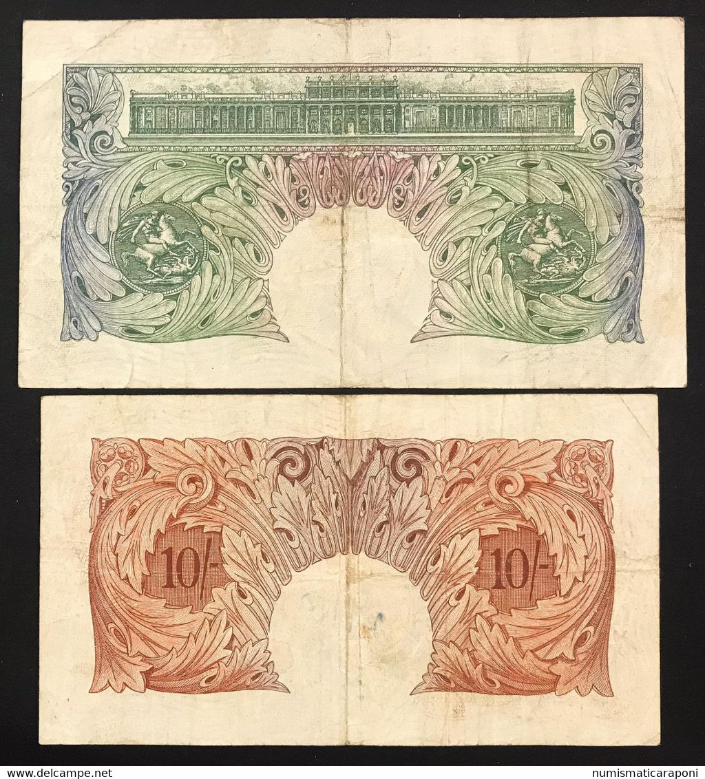 GRAN BRETAGNA Great Britain 10 Shillings + 1 Pound L. K. O'Brien   LOTTO 3931 - 1 Pond