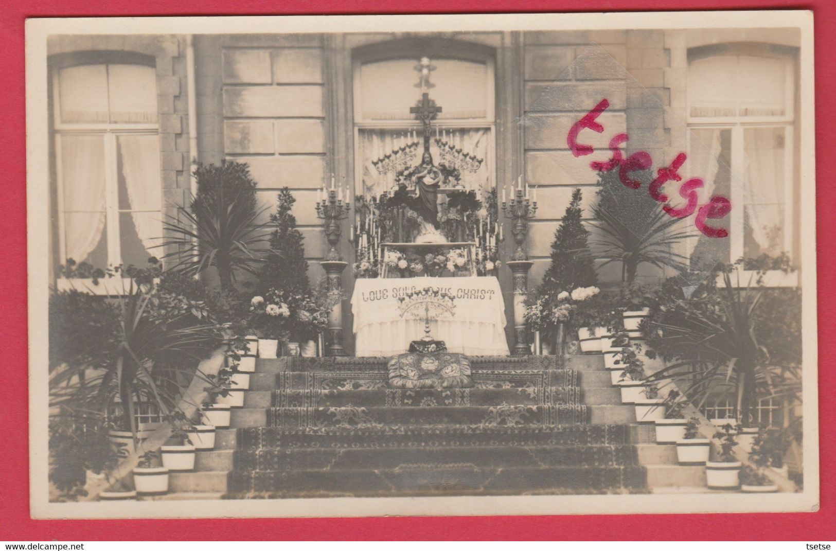 Irchonwelz - Procession Au Château De Beauprez ... Carte Photo  - 2  ( Voir Verso ) - Ath