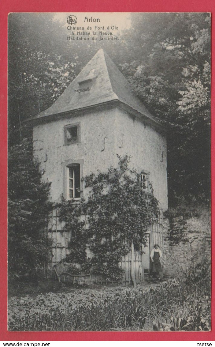 Habay-la-Neuve - Château De Pont D'Oie - Habitation Du Jardinier - 1912  ( Voir Verso ) - Habay