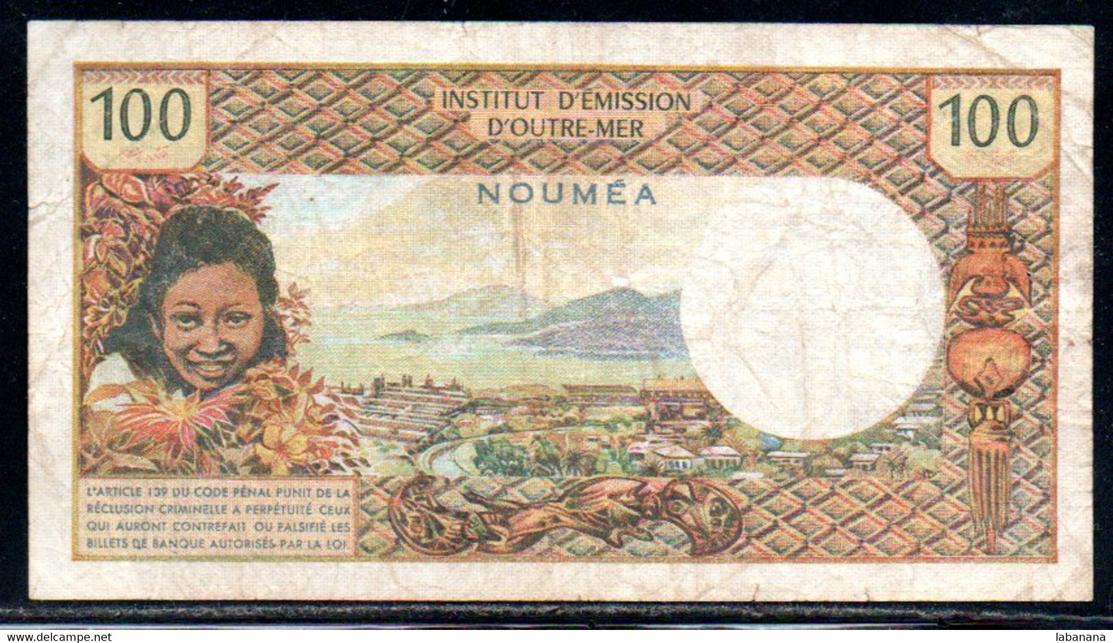 659-Nouvelle Calédonie 100fr 1973 Q1 - Nouméa (Nieuw-Caledonië 1873-1985)