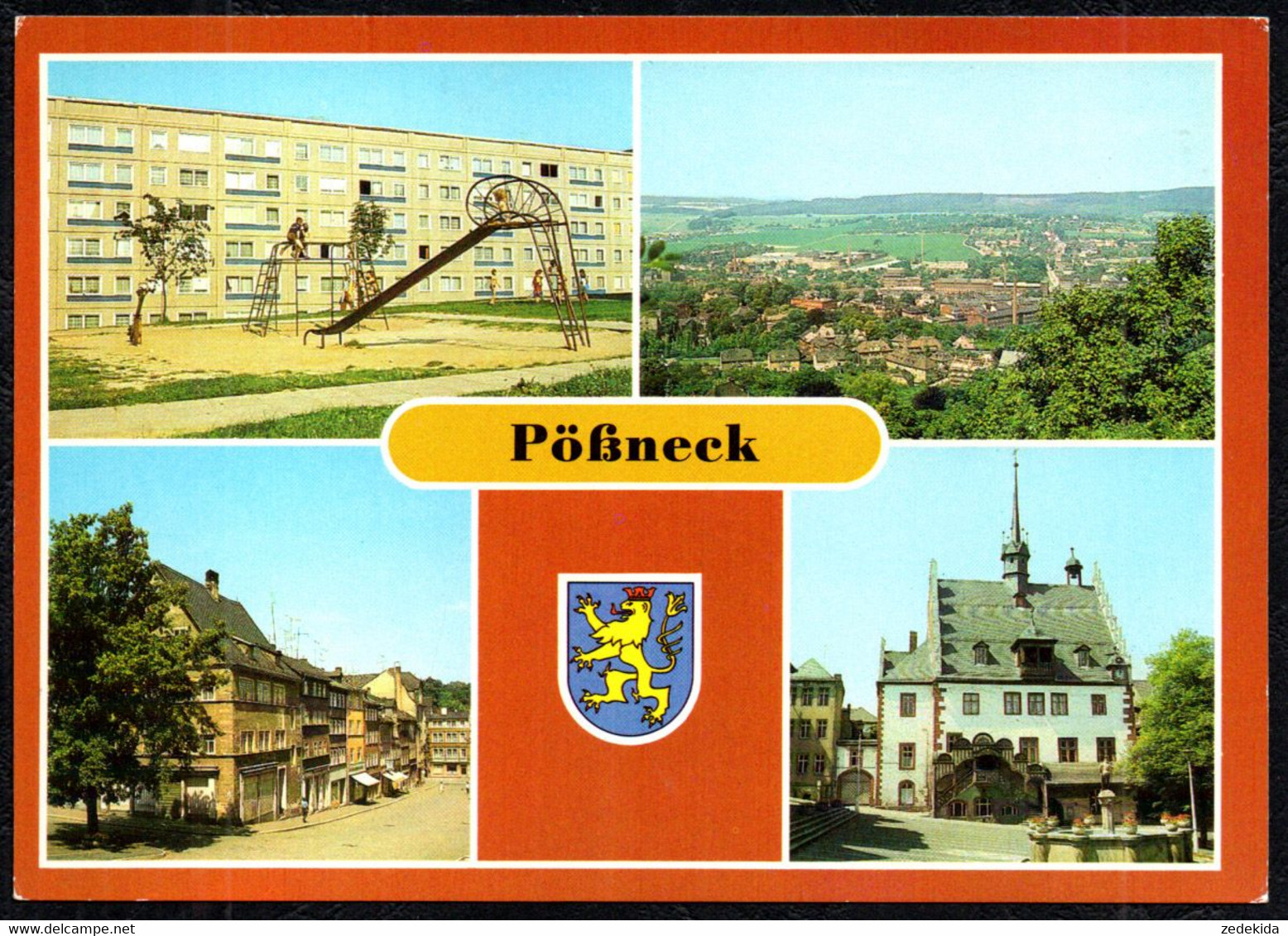 F8164 - Pössneck - Neubauten Großplatte - Bild Und Heimat Reichenbach - Poessneck