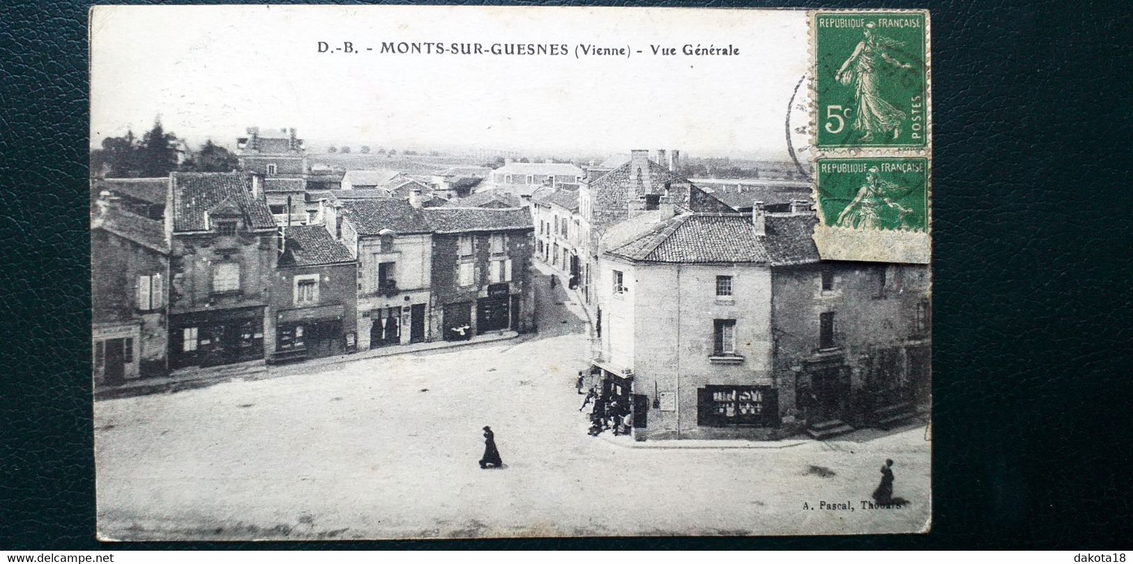 86 , Monts Sur Guesnes , Vue Générale En 1918 - Monts Sur Guesnes