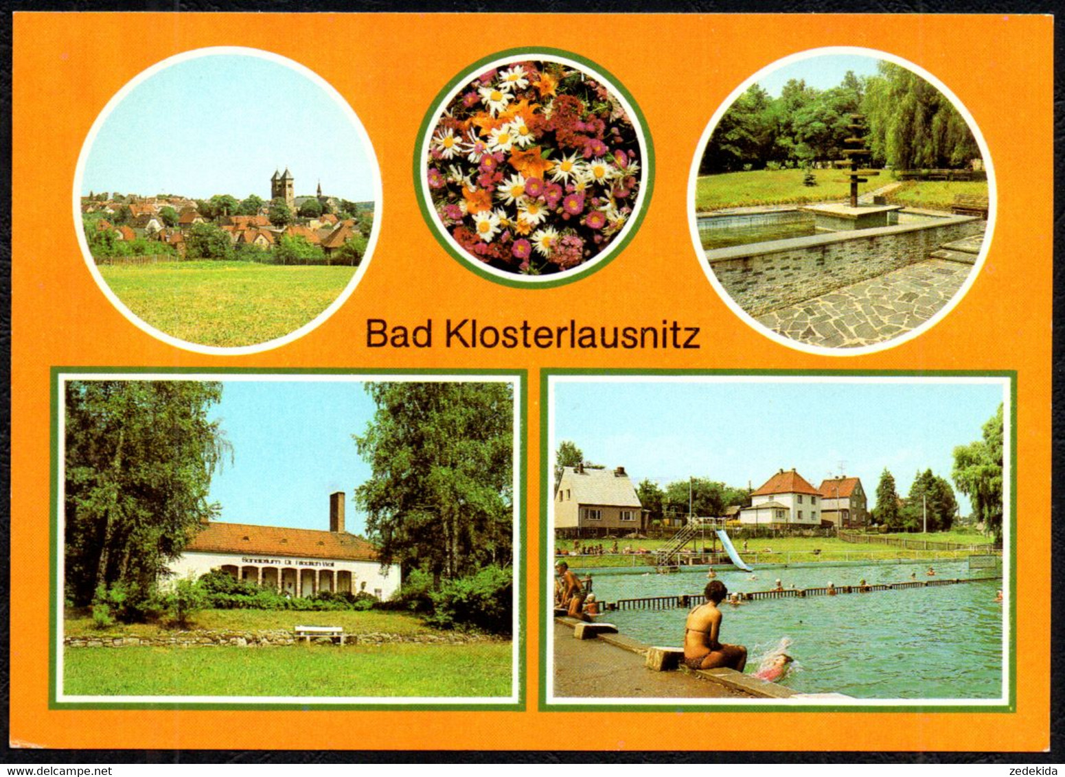 F8167 - TOP Bad Klosterlausnitz - Freibad - Bild Und Heimat Reichenbach - Bad Klosterlausnitz