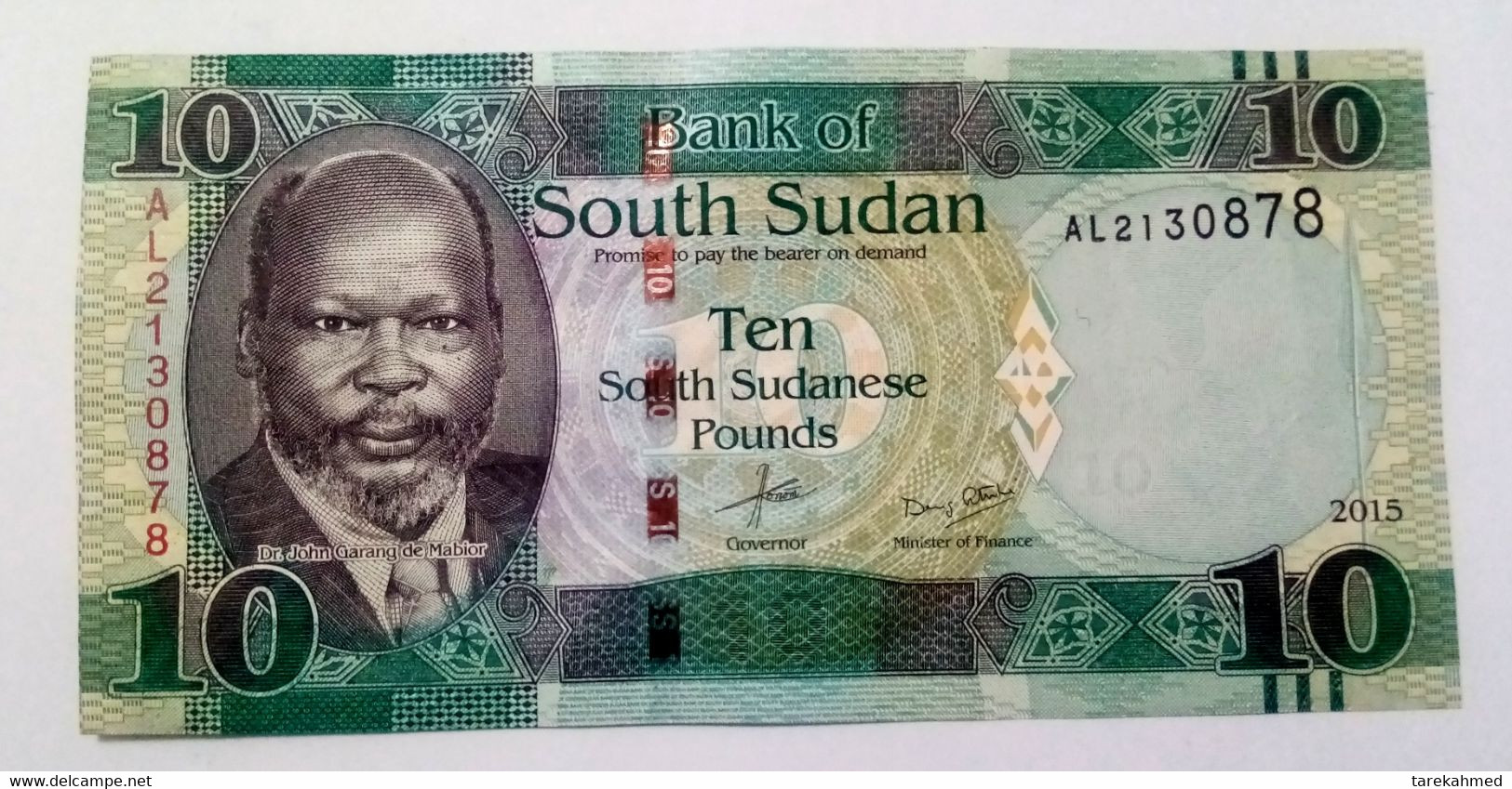 SOUTH SUDAN , P. 12a , 10 P , 2015 , UNC - Südsudan