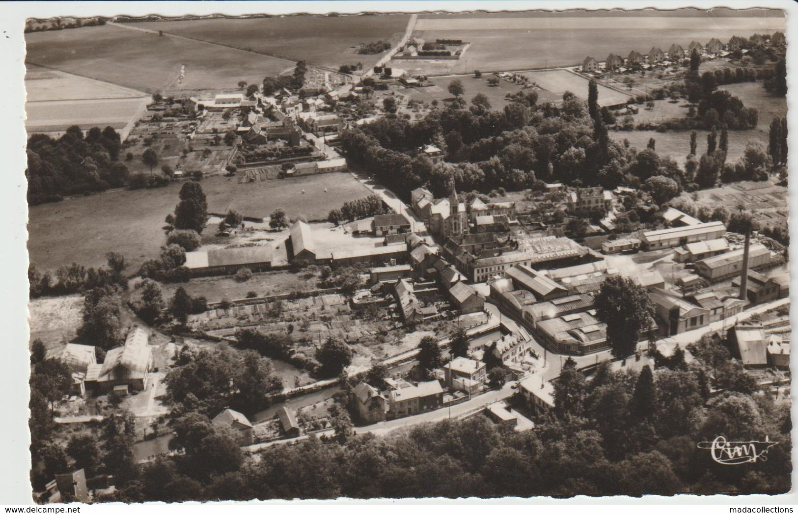 Bray-et-Lû (95 - Val D'Oise) Vue Générale Aérienne - Bray-et-Lû