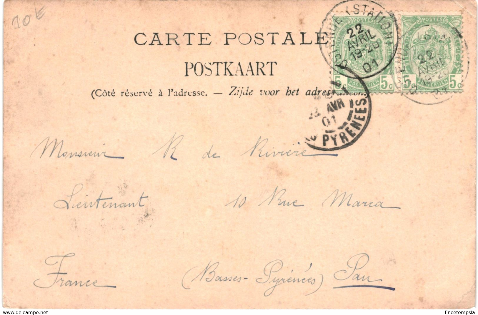 CPA Carte Postale Belgique- Modave  Vallée Du Hoyoux 1901 VM50970 - Modave