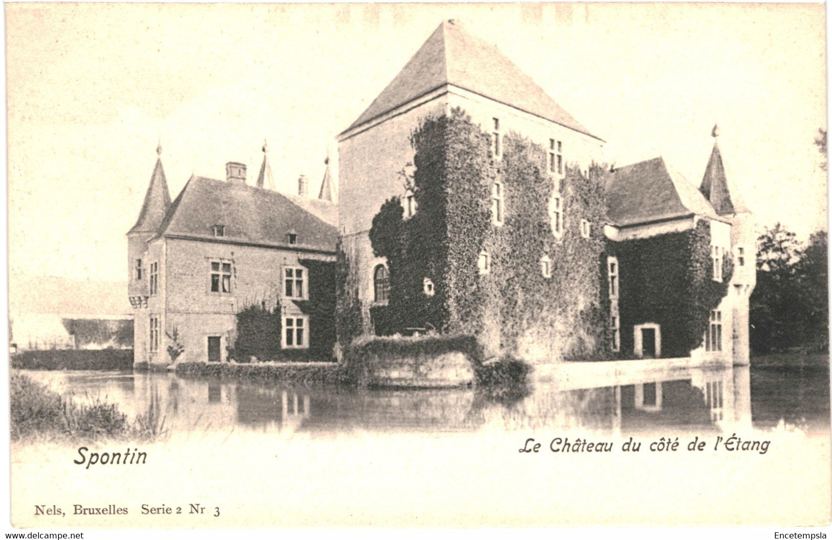 CPA Carte Postale Belgique-Spontin Le Château Du Côté De L' étang  VM50972 - Yvoir