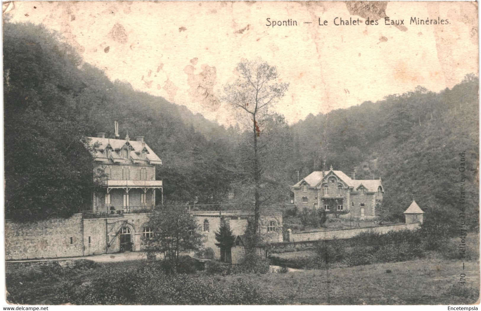 CPA Carte Postale Belgique-Spontin Chalet Des Eaux Minérales 1907   VM50973 - Yvoir